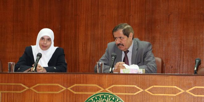 زيارة طلبة قسم اللغة العربية من الجامعة الهاشمية للمجمع