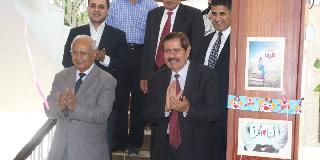 افتتاح مشروع مكتبة الأطفال
