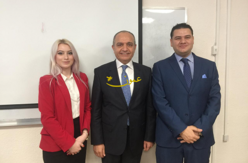 السفير العضايلة يحاضر في موسكو
